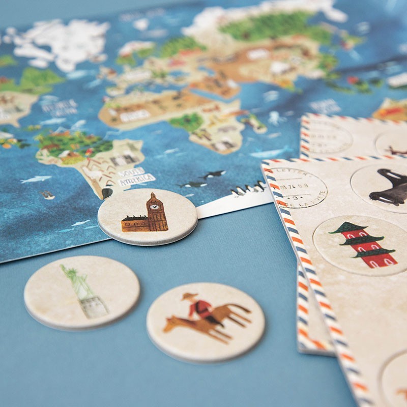 world countries map puzzle